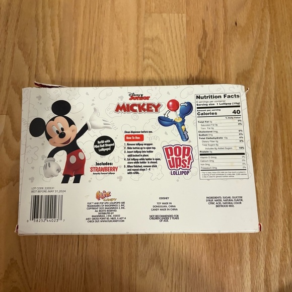 Disney Mickey Mouse Pop Ups! Lollipop Set NEW Minnie Daisy Donald Duck Land - Picture 3 of 3